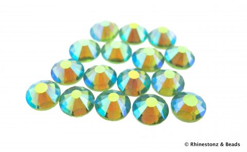 Arabesque Non-Hotfix 12cut Peridot AB ss20